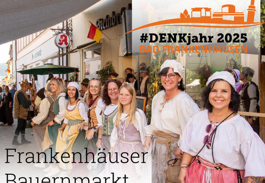 Traditioneller Frankenhisser Bauernmarkt mit Jubiläumsumzug